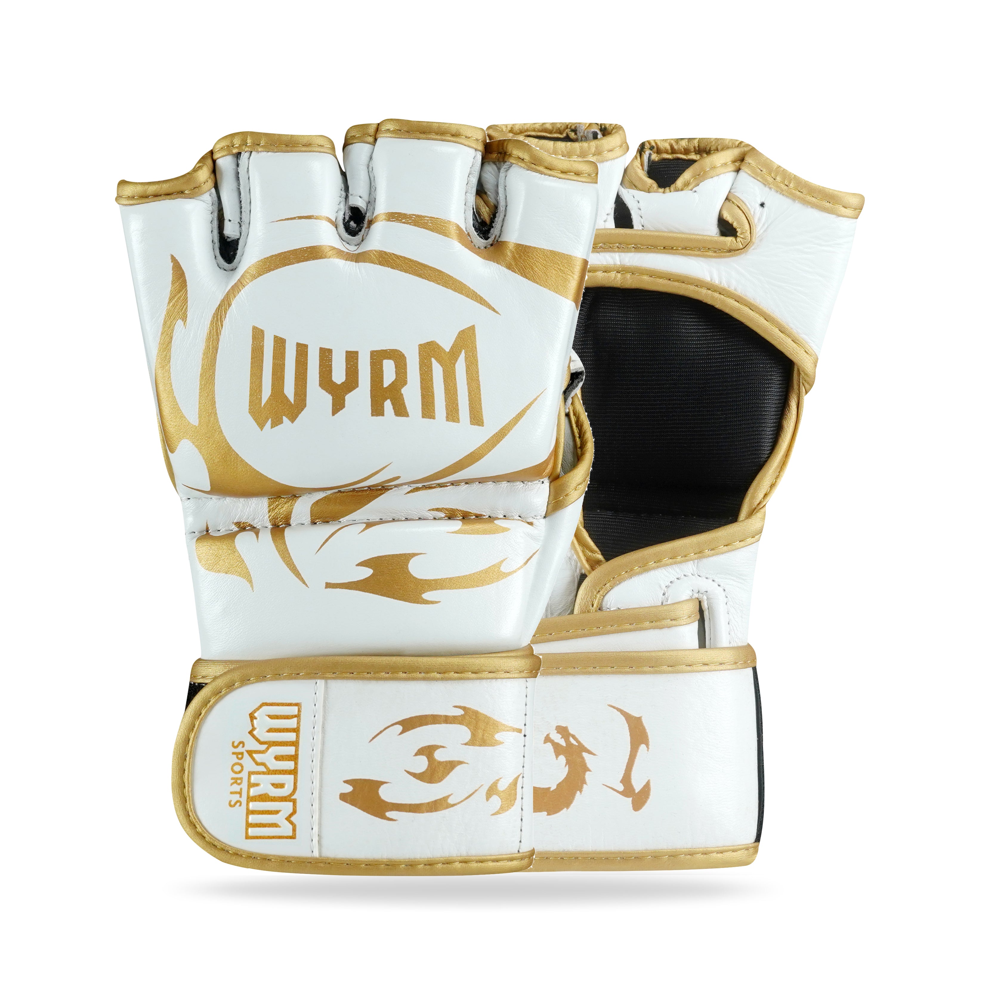 Dragon Gold/Black Leather Boxing Gloves – Wyrm Sports