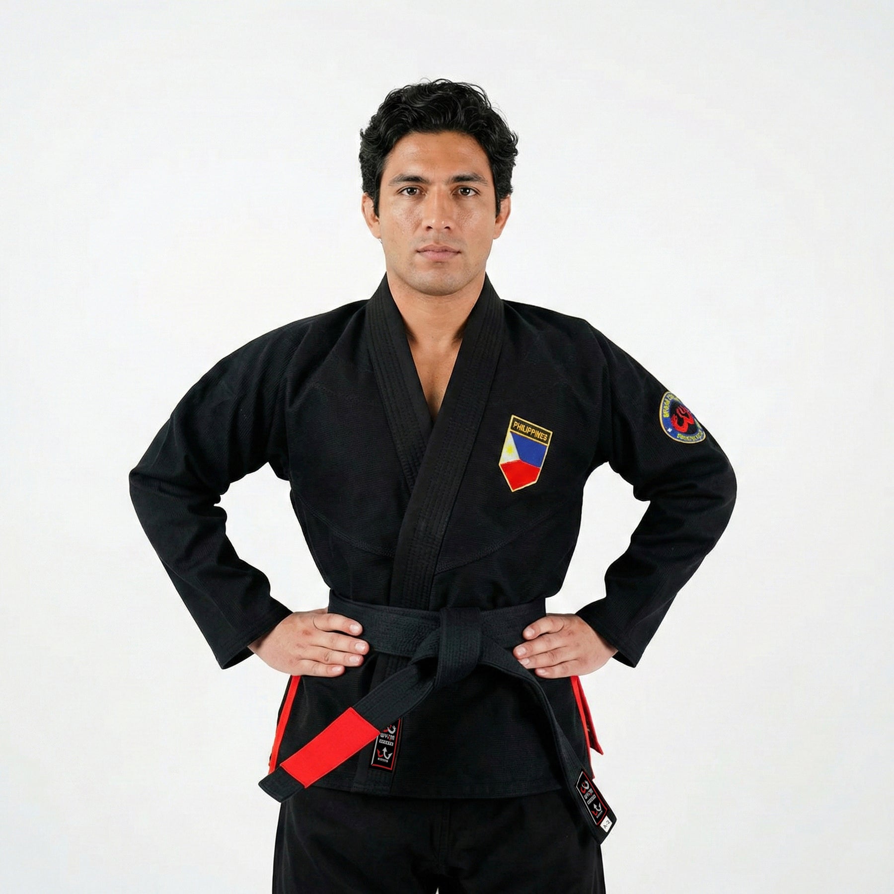 Pinoy Rash Guard Filipino Black Brazilian Jiu Jitsu Gi With Built-in Rash Guard – Wyrm ...