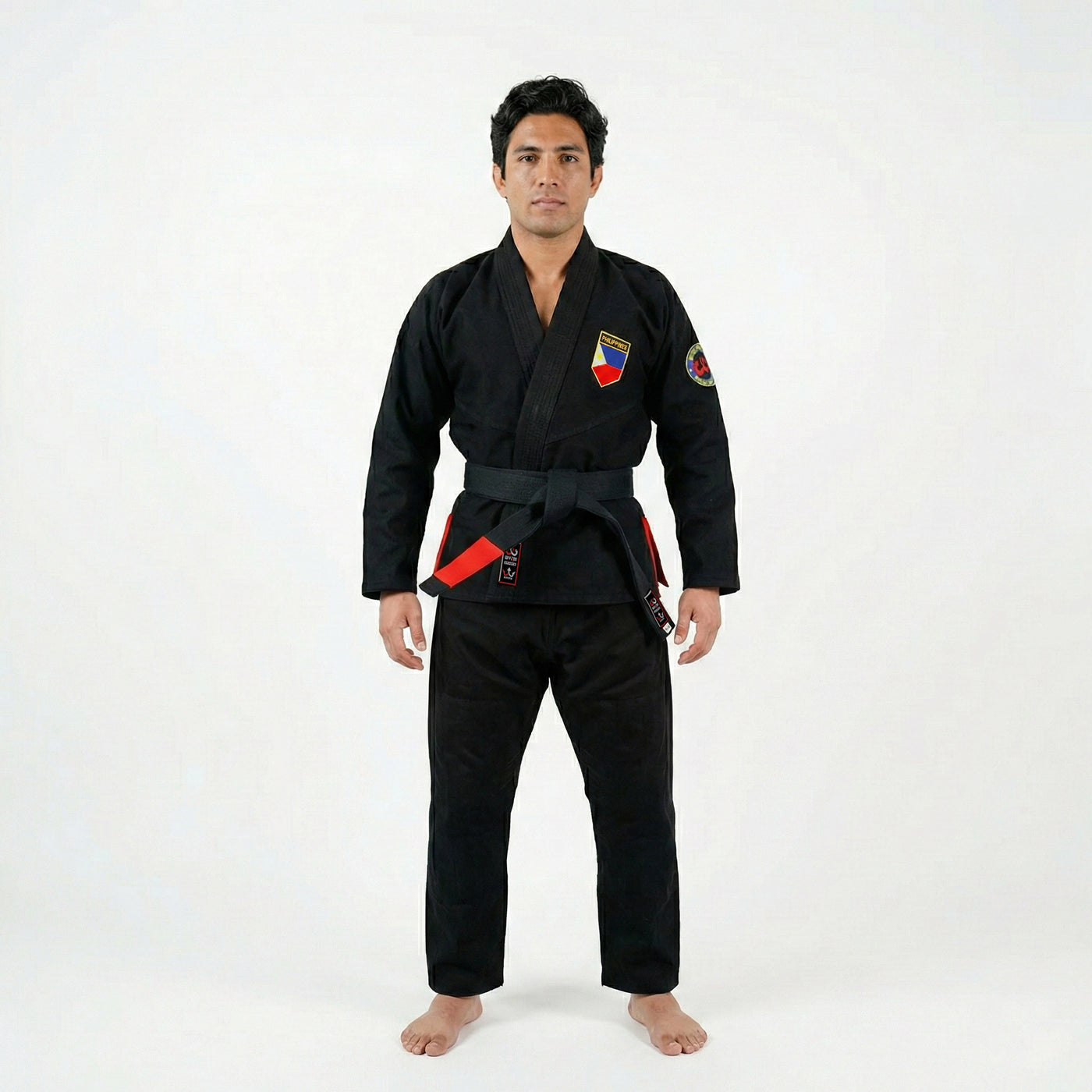 Filipino Black Brazilian Jiu Jitsu Gi With Built-in Rash Guard – Wyrm ...