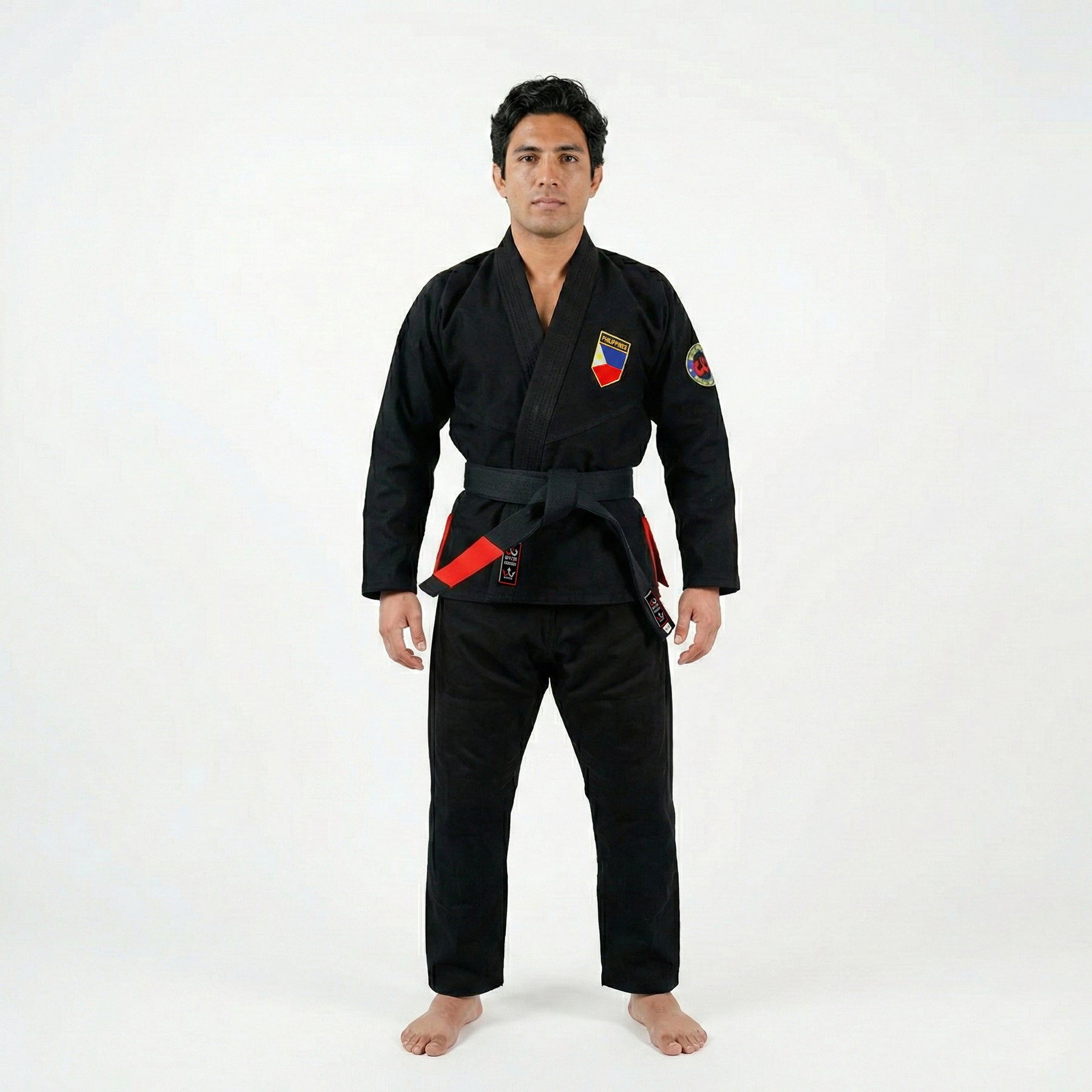Pinoy Rash Guard Filipino Black Brazilian Jiu Jitsu Gi With Built-in Rash Guard – Wyrm ...