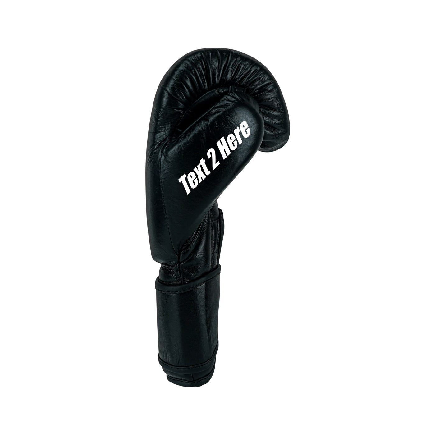 Custom Black Genuine Leather Boxing Training Gloves  C31