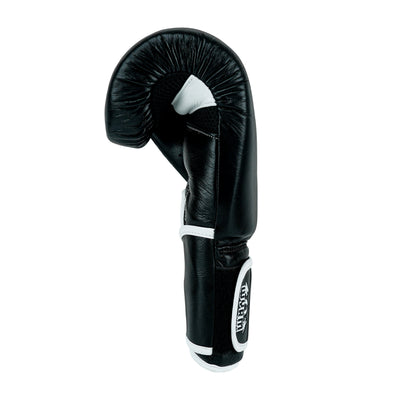 Custom Black Genuine Leather Boxing Training Gloves C22