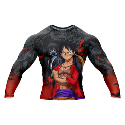 anime hero design bjj rash guard
