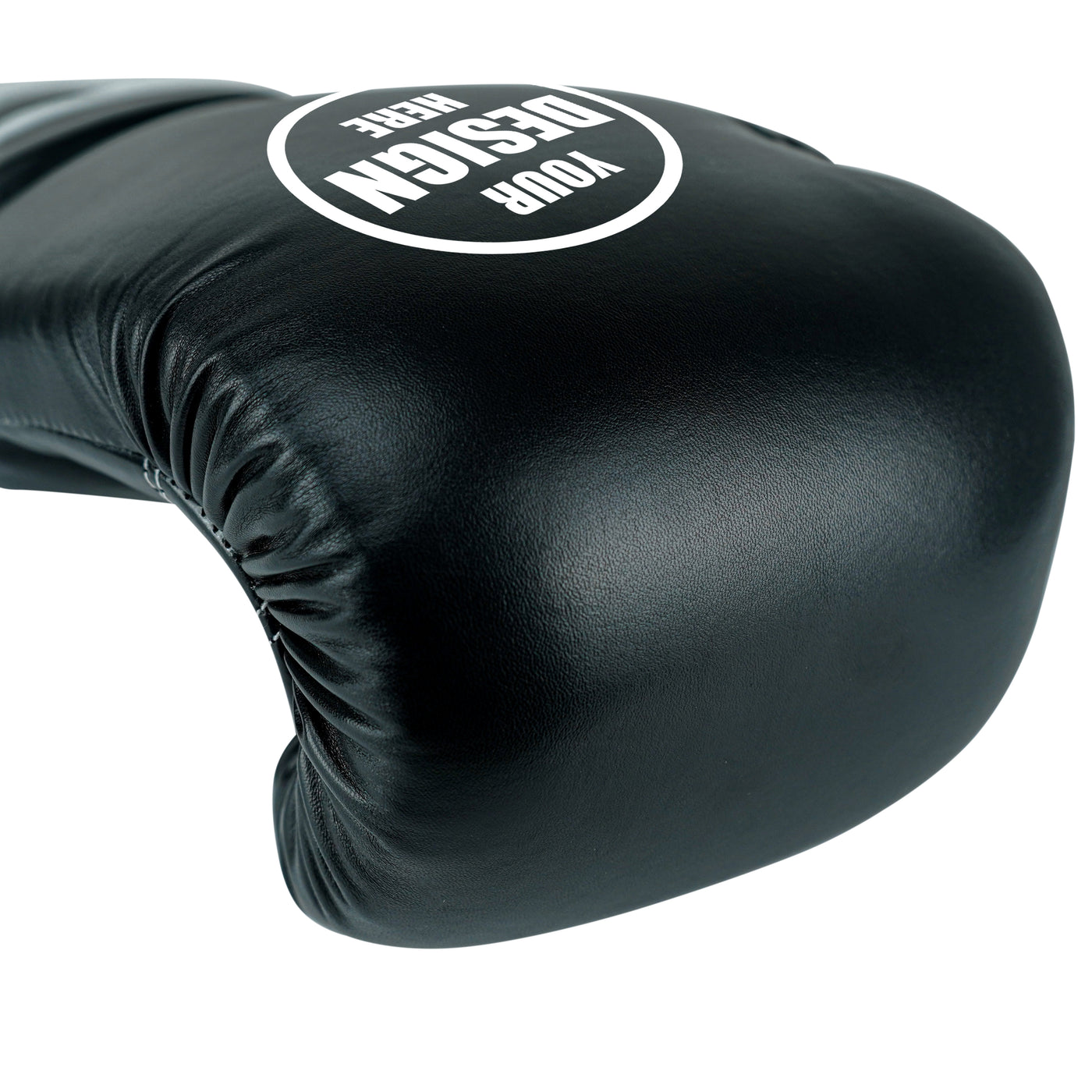 Custom Black PU Leather Boxing Training Gloves  C13