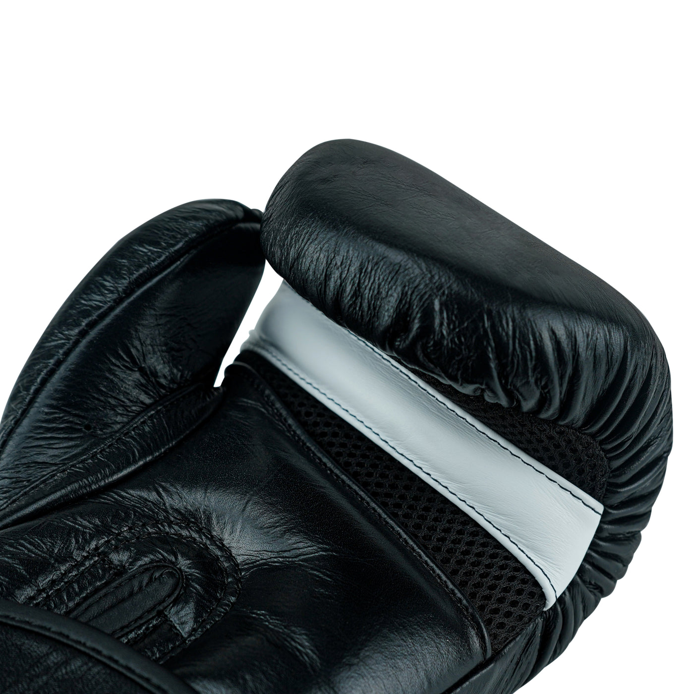Custom Black Genuine Leather Boxing Training Gloves  C21