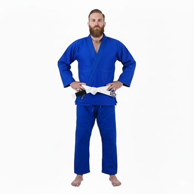 Plain Blue Brazilian Jiu Jitsu Gi