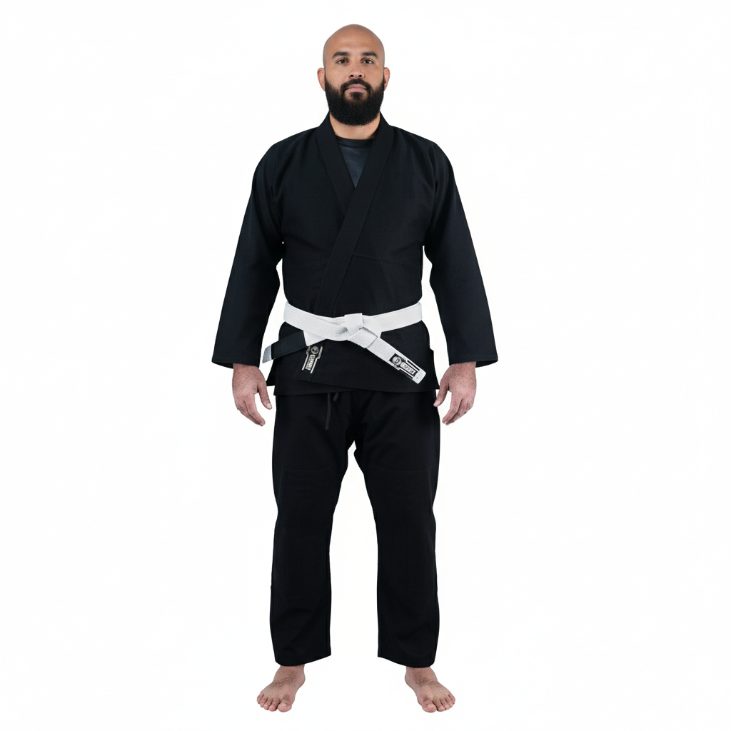 Plain Black Brazilian Jiu Jitsu Gi