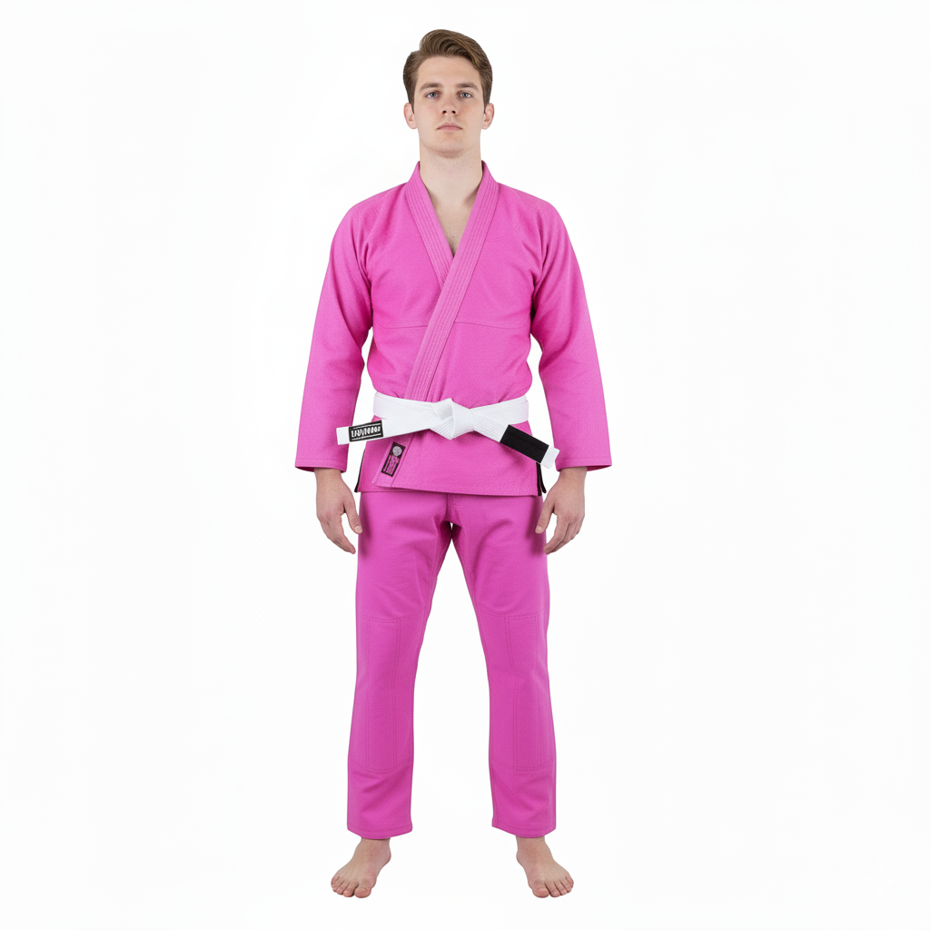 Plain Pink Brazilian Jiu Jitsu Gi