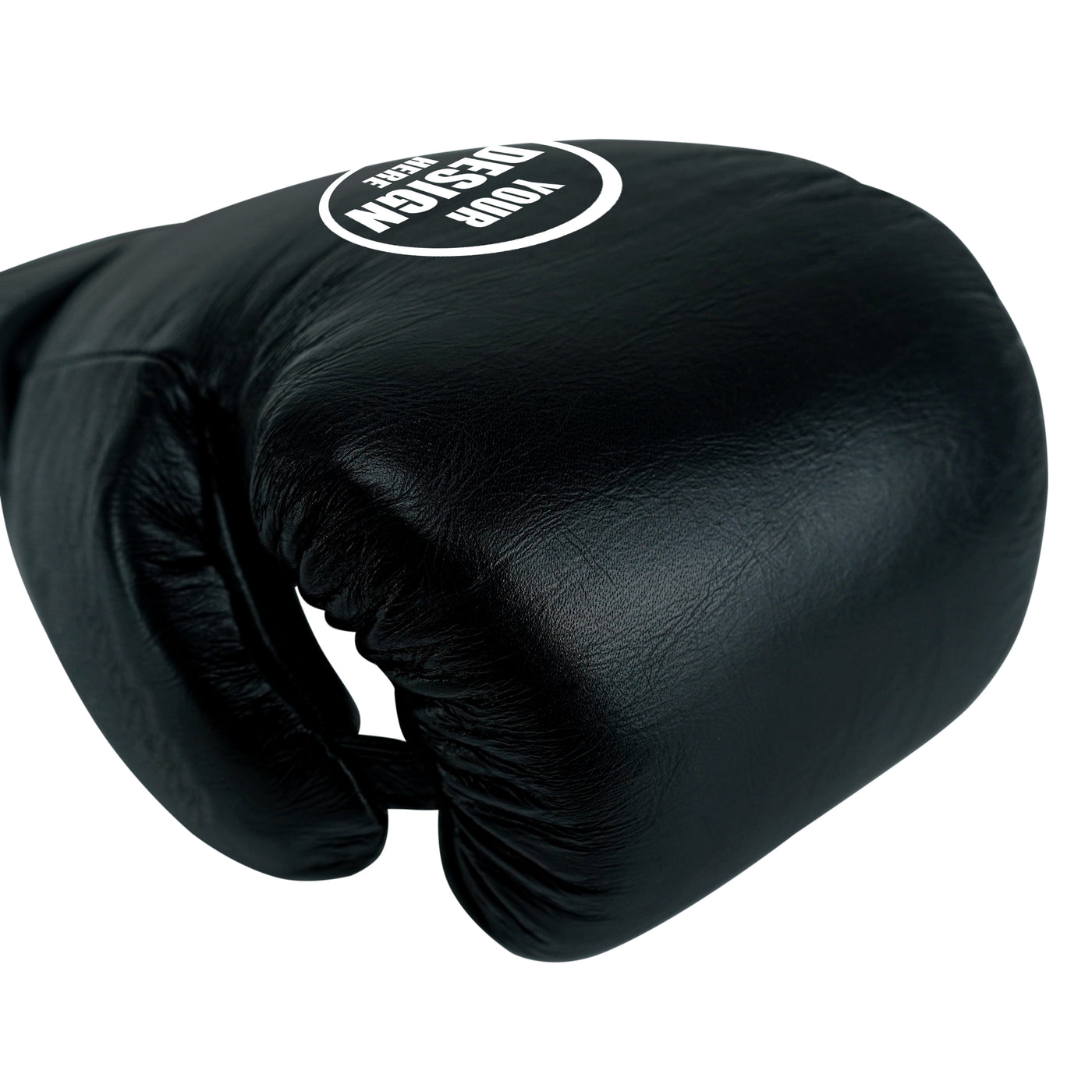Custom Black Genuine Leather Boxing Training Gloves  C21