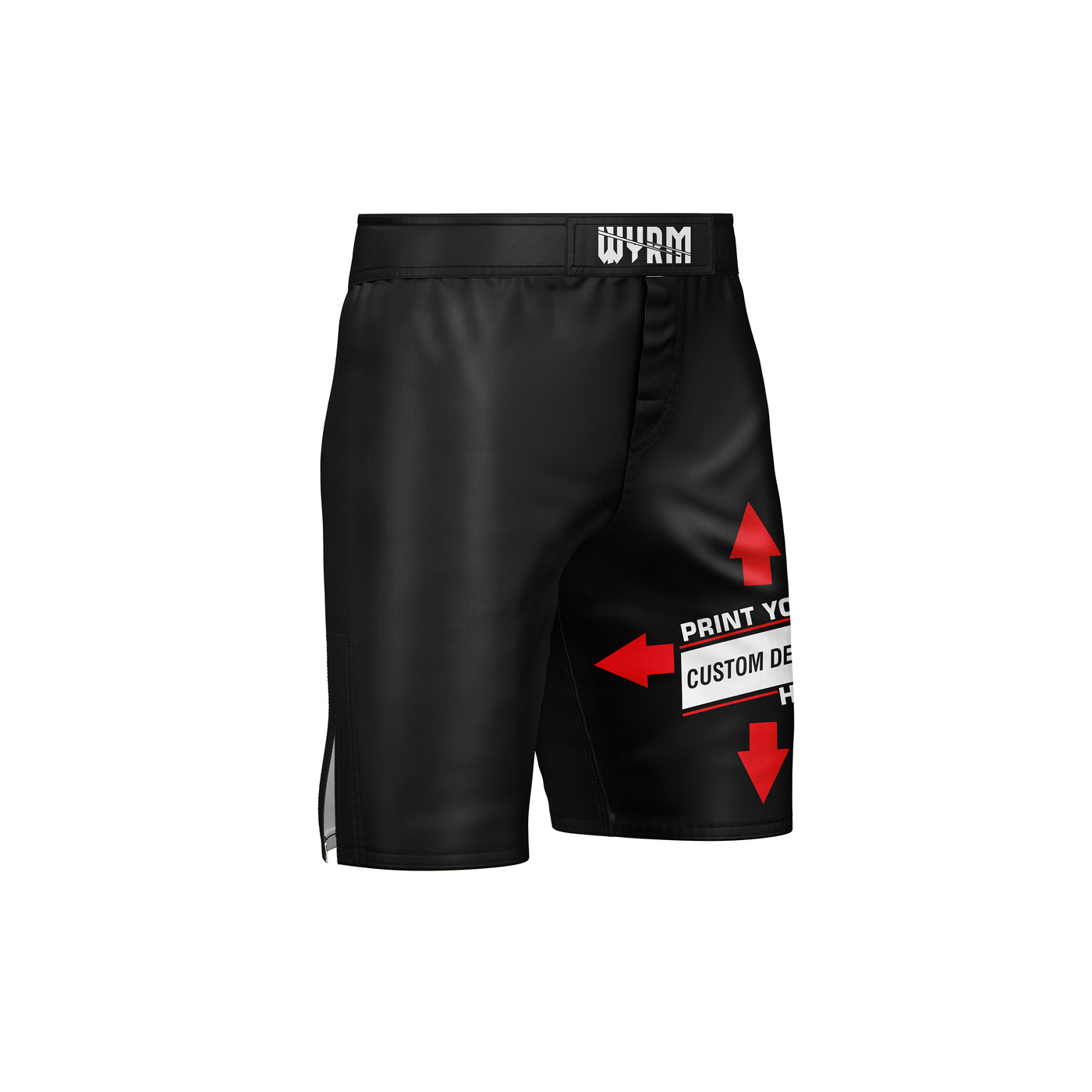 Custom Black MMA Shorts