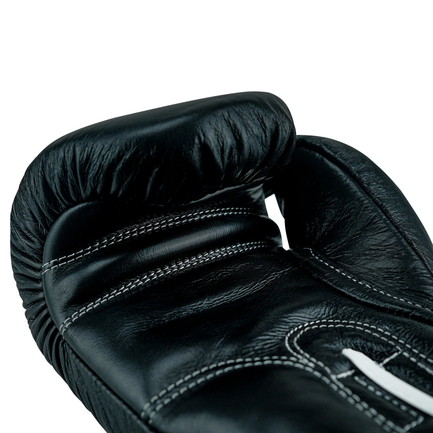 Custom Black Genuine Leather Boxing Training Gloves  C33