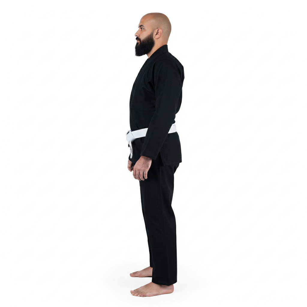 Plain Black Brazilian Jiu Jitsu Gi