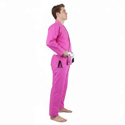 Plain Pink Brazilian Jiu Jitsu Gi