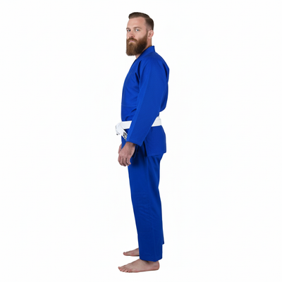 Plain Blue Brazilian Jiu Jitsu Gi