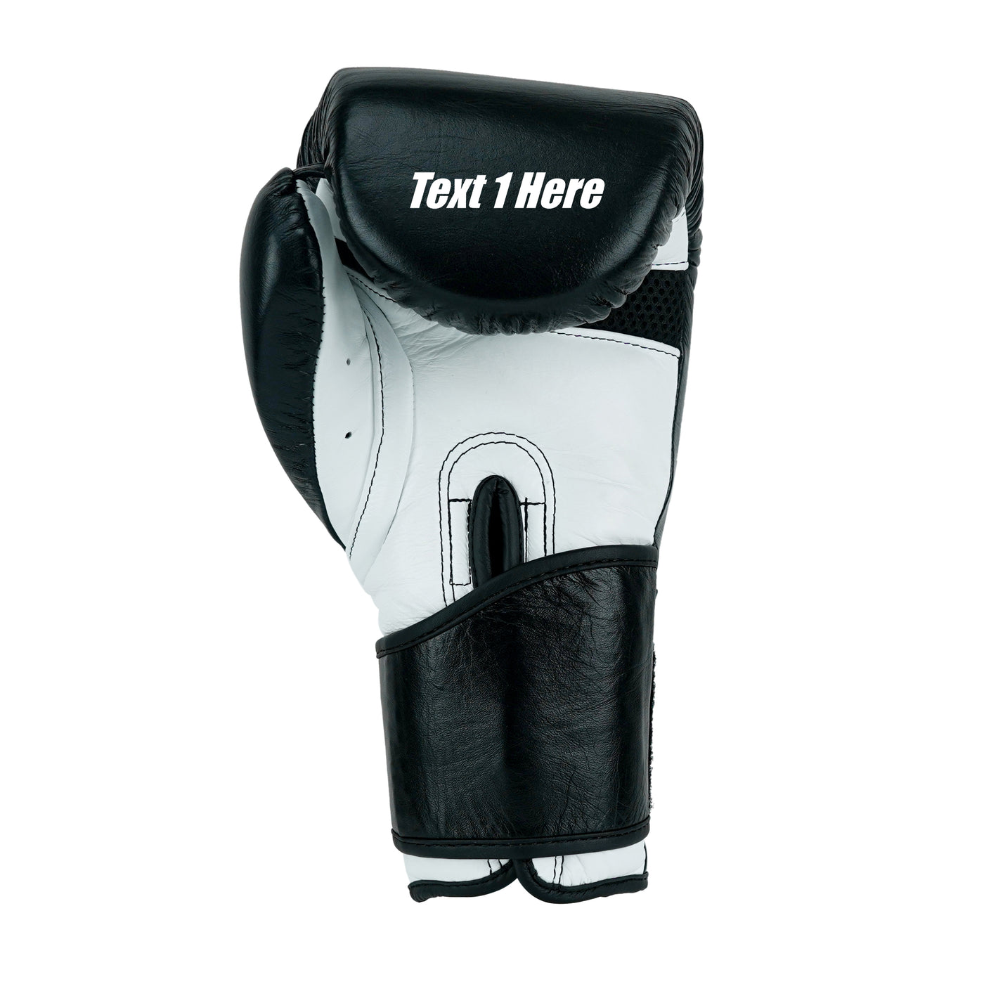 Custom Black Genuine Leather Boxing Training Gloves  C23