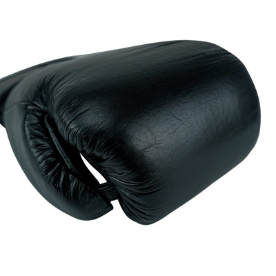 Custom Black Genuine Leather Boxing Training Gloves  C31