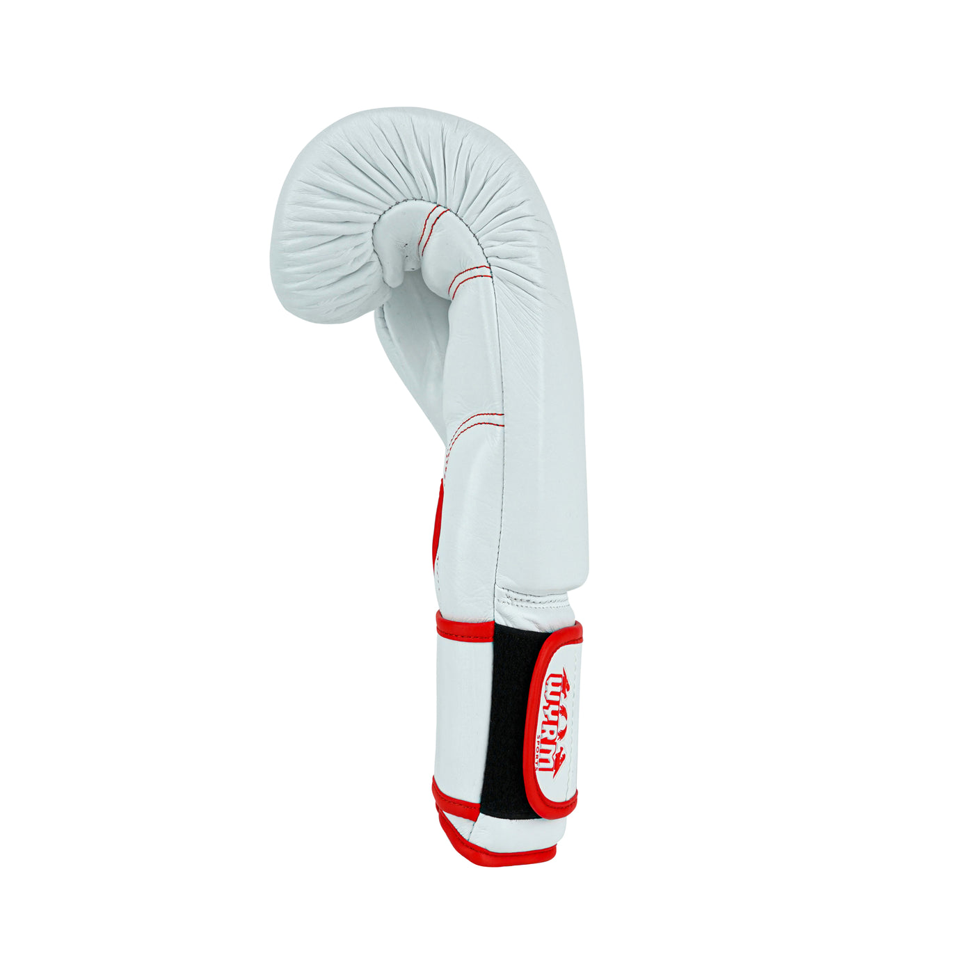 Custom White Genuine Leather Boxing Training Gloves C37