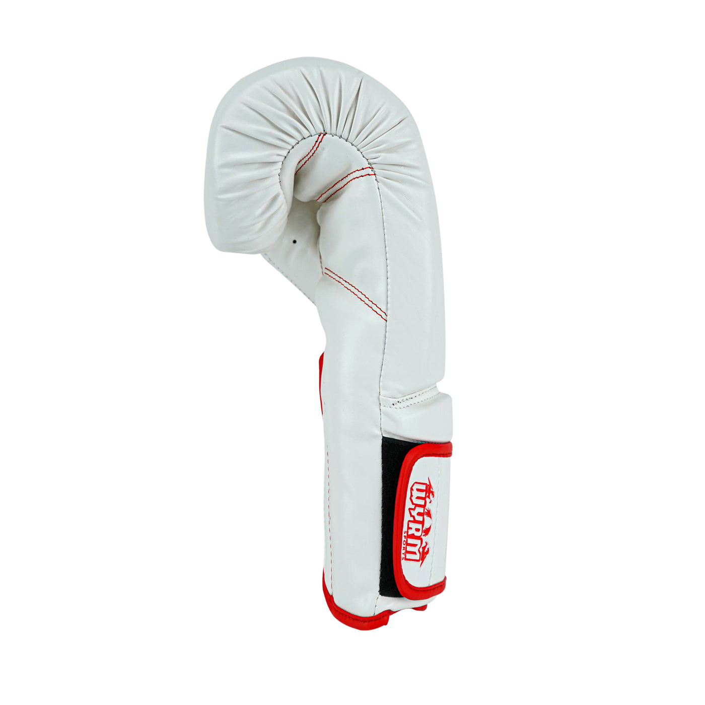 Custom White PU Leather Boxing Training Gloves C16