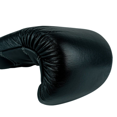 Custom Black Genuine Leather Boxing Training Gloves  C33