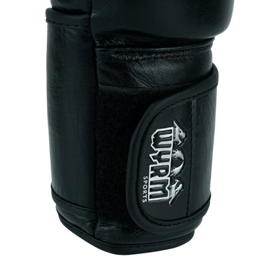 Custom Black Genuine Leather Boxing Training Gloves  C21