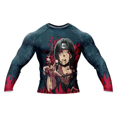 cool anime style bjj rash guard
