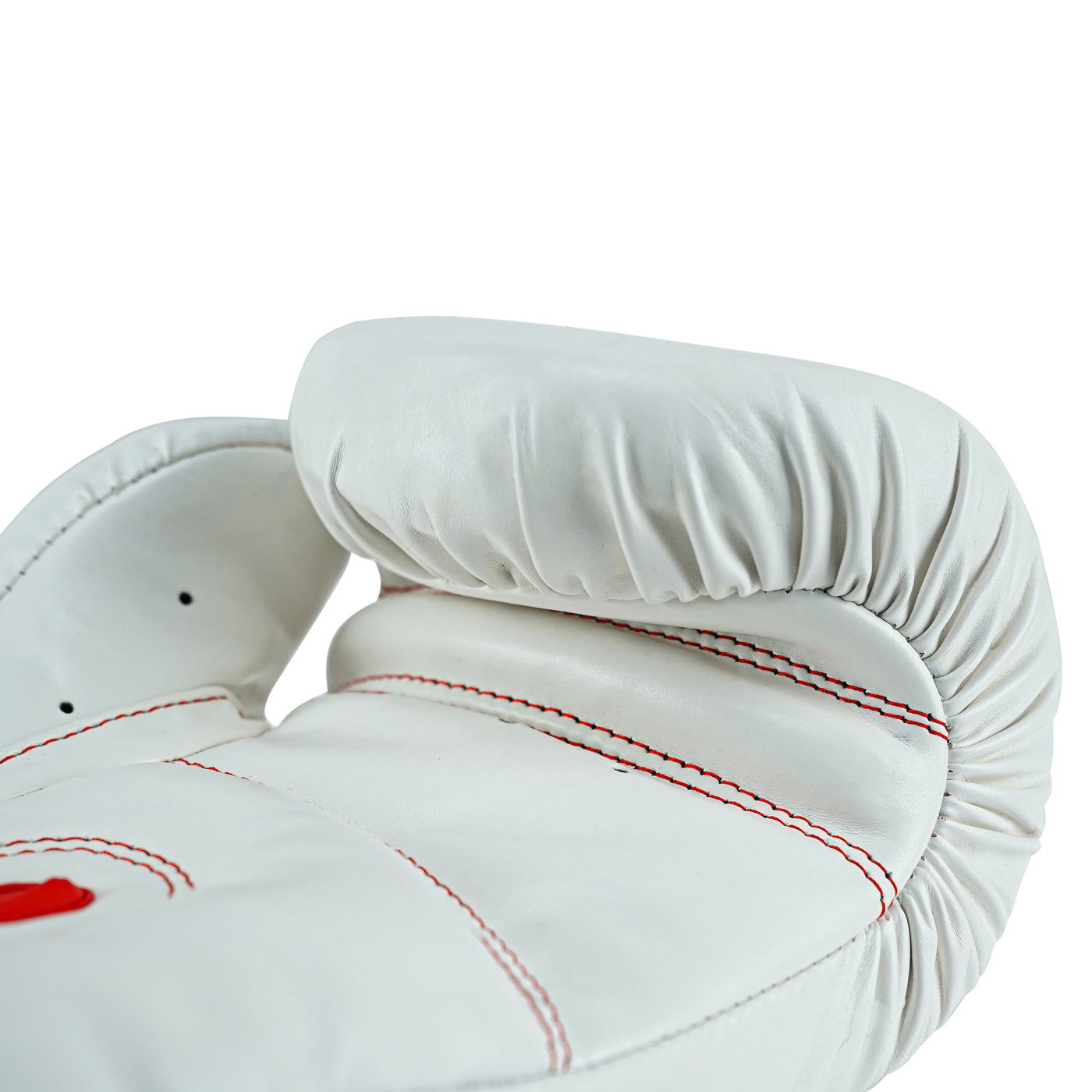 Custom White PU Leather Boxing Training Gloves C16
