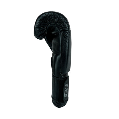 Custom Black Genuine Leather Boxing Training Gloves  C31