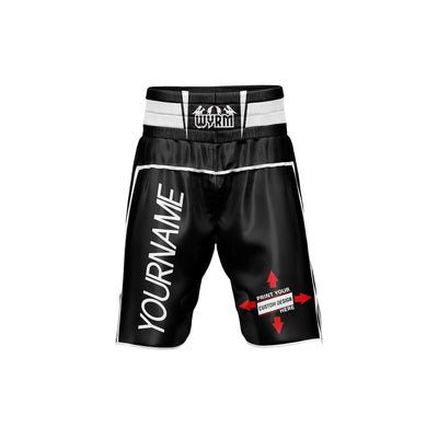 Custom Black Boxing Shorts