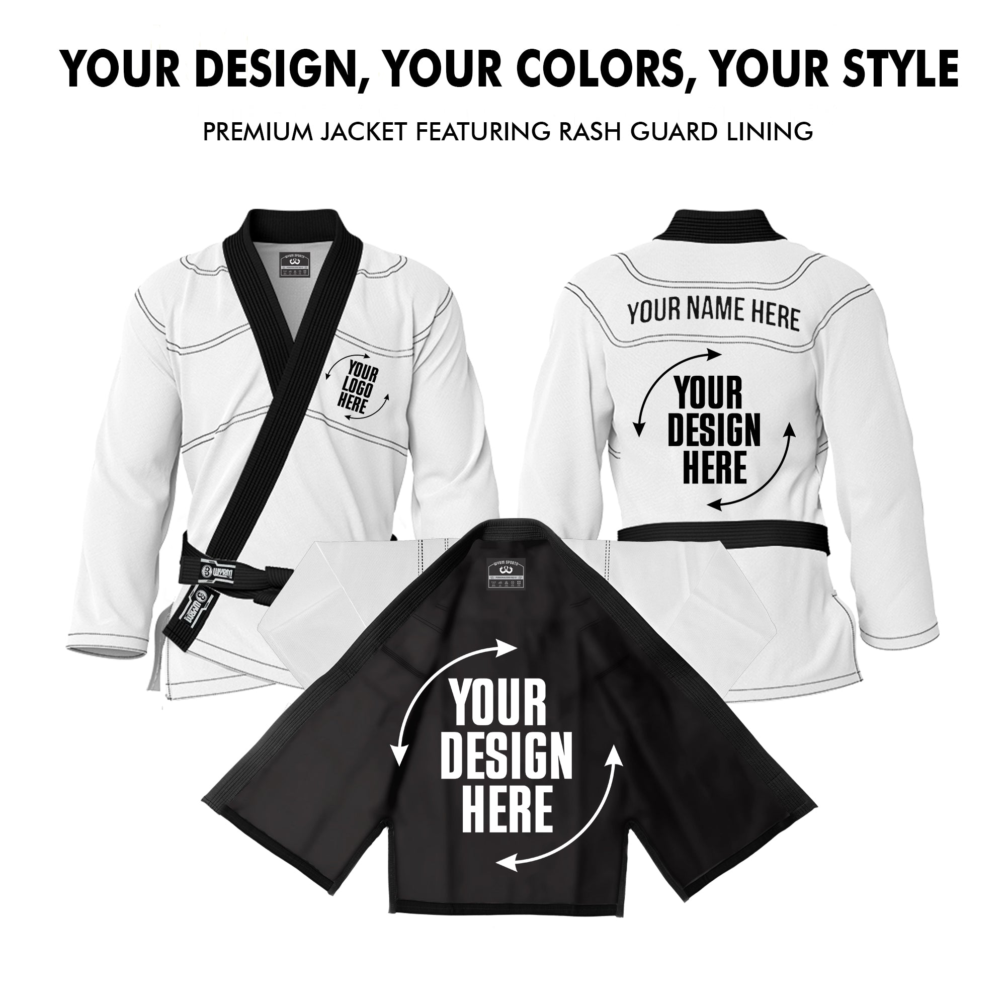 Design Your Own - Premium BJJ GI (Jacket Only) – Wyrm Sports
