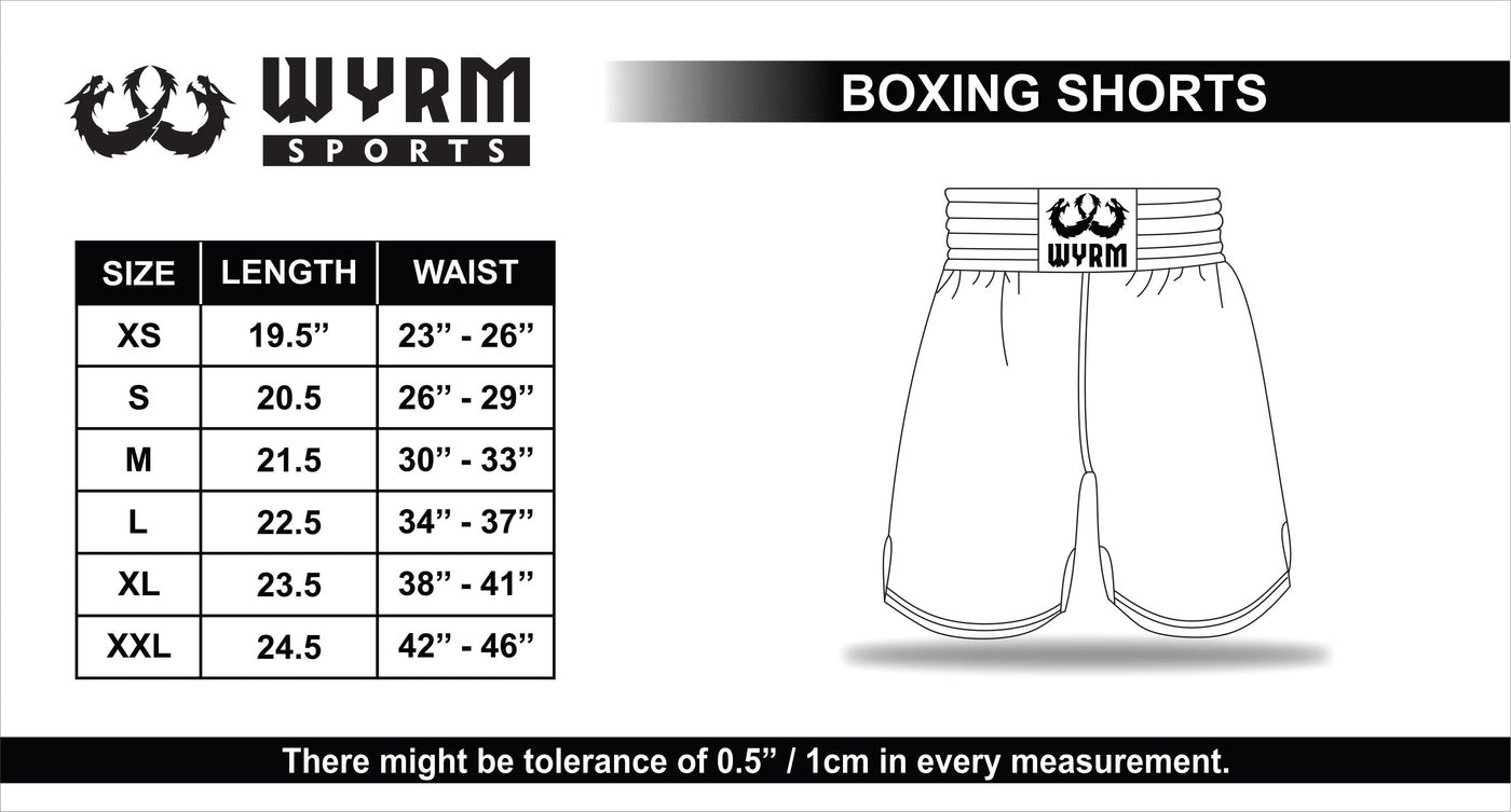 Custom Black Boxing Shorts