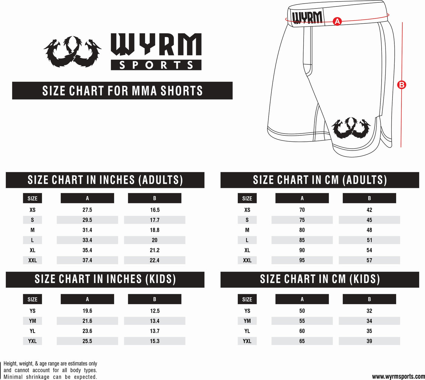 WYRM Beast MMA Shorts