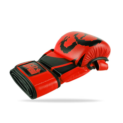 Krusher Red/Black  MMA Training Gloves