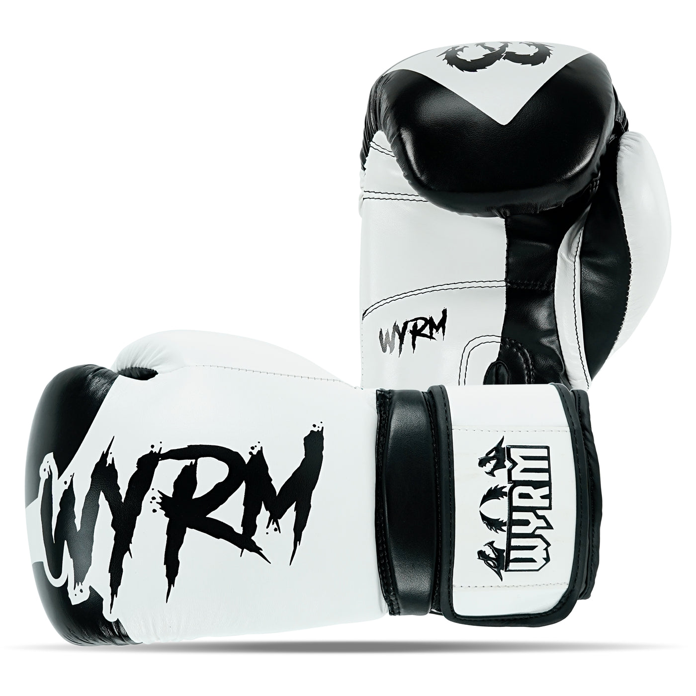 Matador White/Black Leather Boxing Gloves