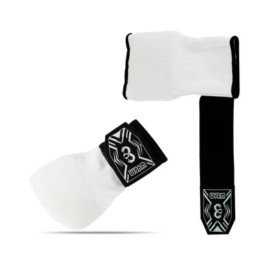 White Inner Gel Gloves With Strap