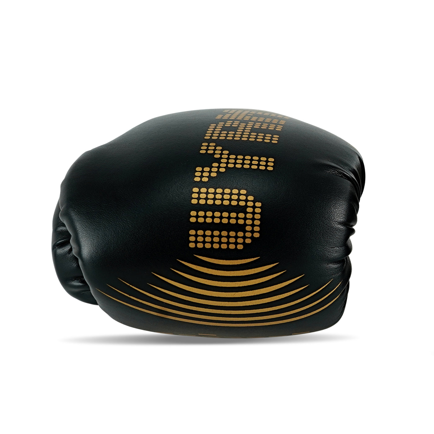 Pulse Gold/Black Leather Boxing Gloves