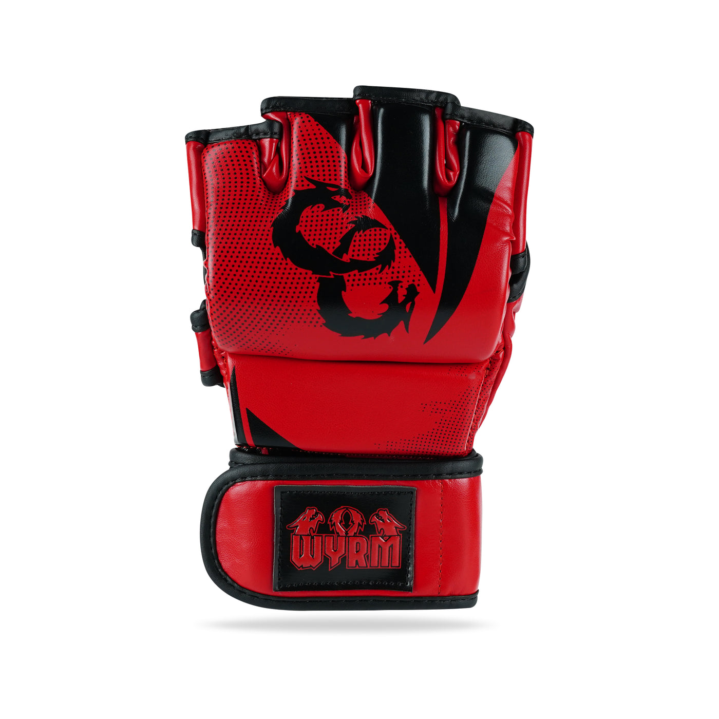 Krusher Red MMA Fight Gloves