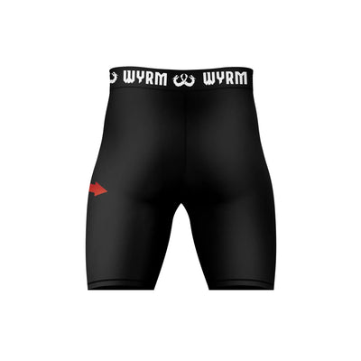 Customized Black Compression Shorts