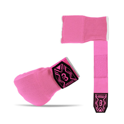 Pink Inner Gel Gloves With Strap