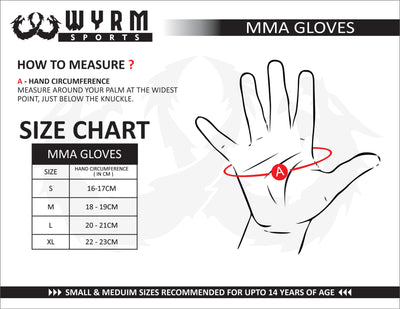 Dragon Black/White MMA Fight Gloves