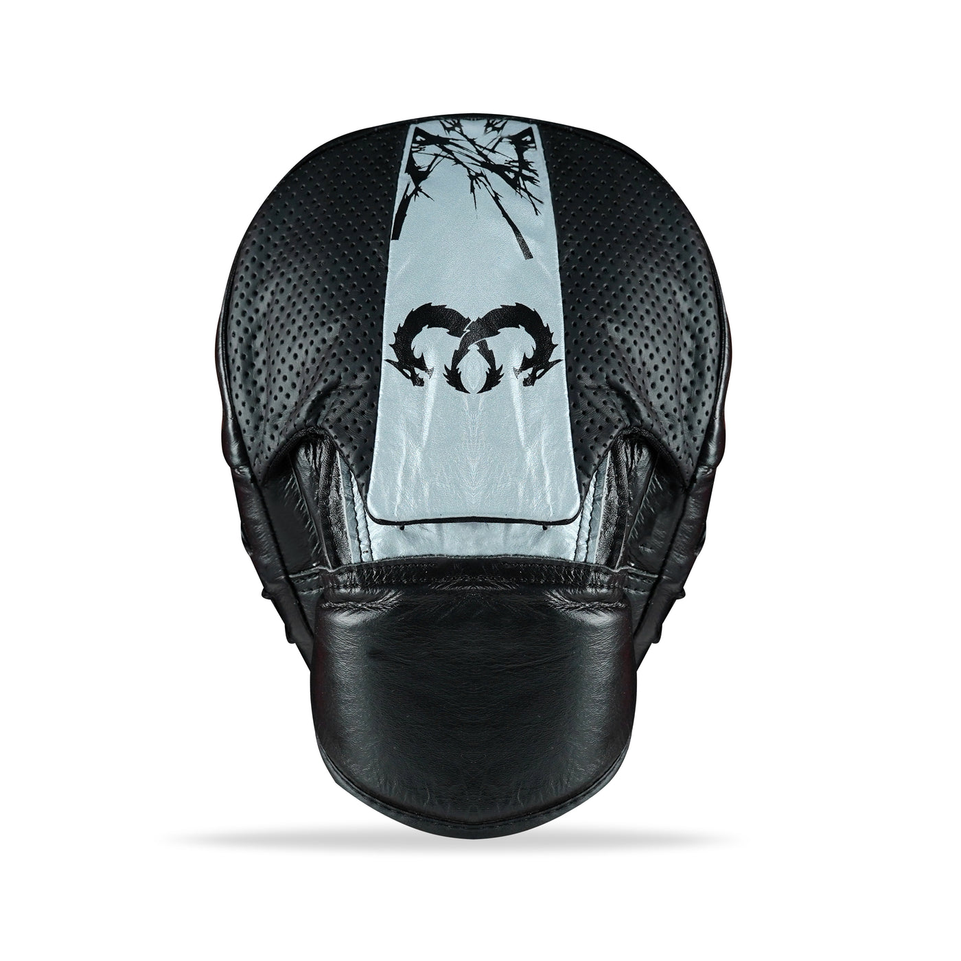 Skull Silver Genuine Leather Focus Pads