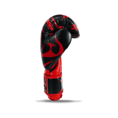 Canelo Black/Red Genuine Leather Boxing Gloves