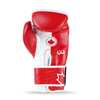 Patriotic Canadian Leather Boxing Gloves