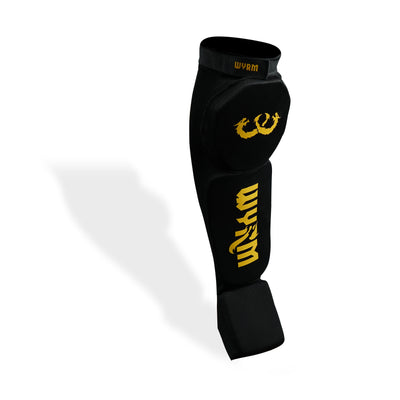 Shin In-Step with Knee Protector Black  SI21