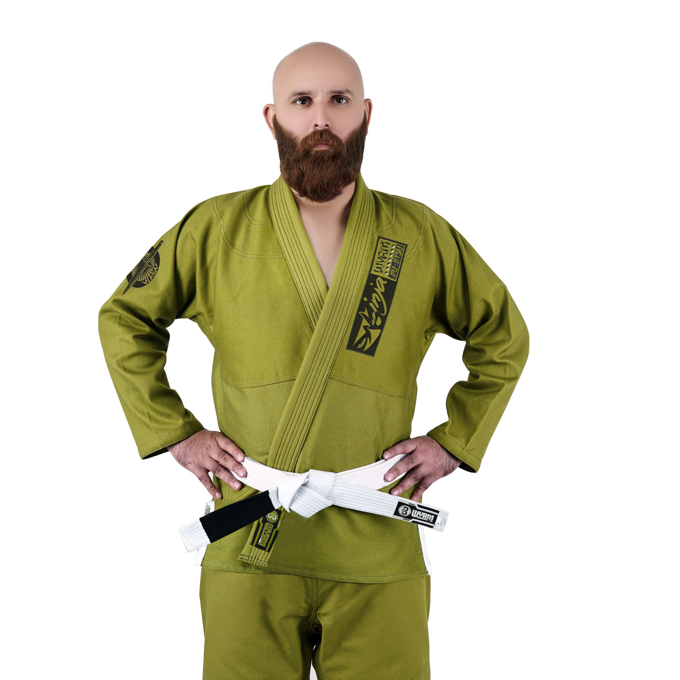 Contestant Olive Green Brazilian Jiu Jitsu Gi