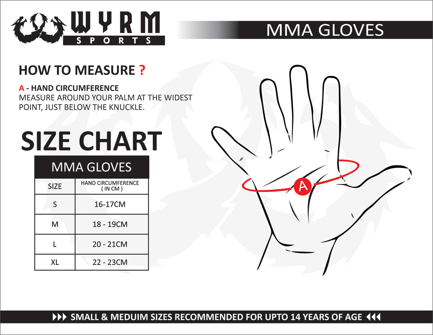 Wolf White MMA Fight Gloves