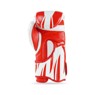 Devourer Red/White Genuine Leather Boxing Gloves