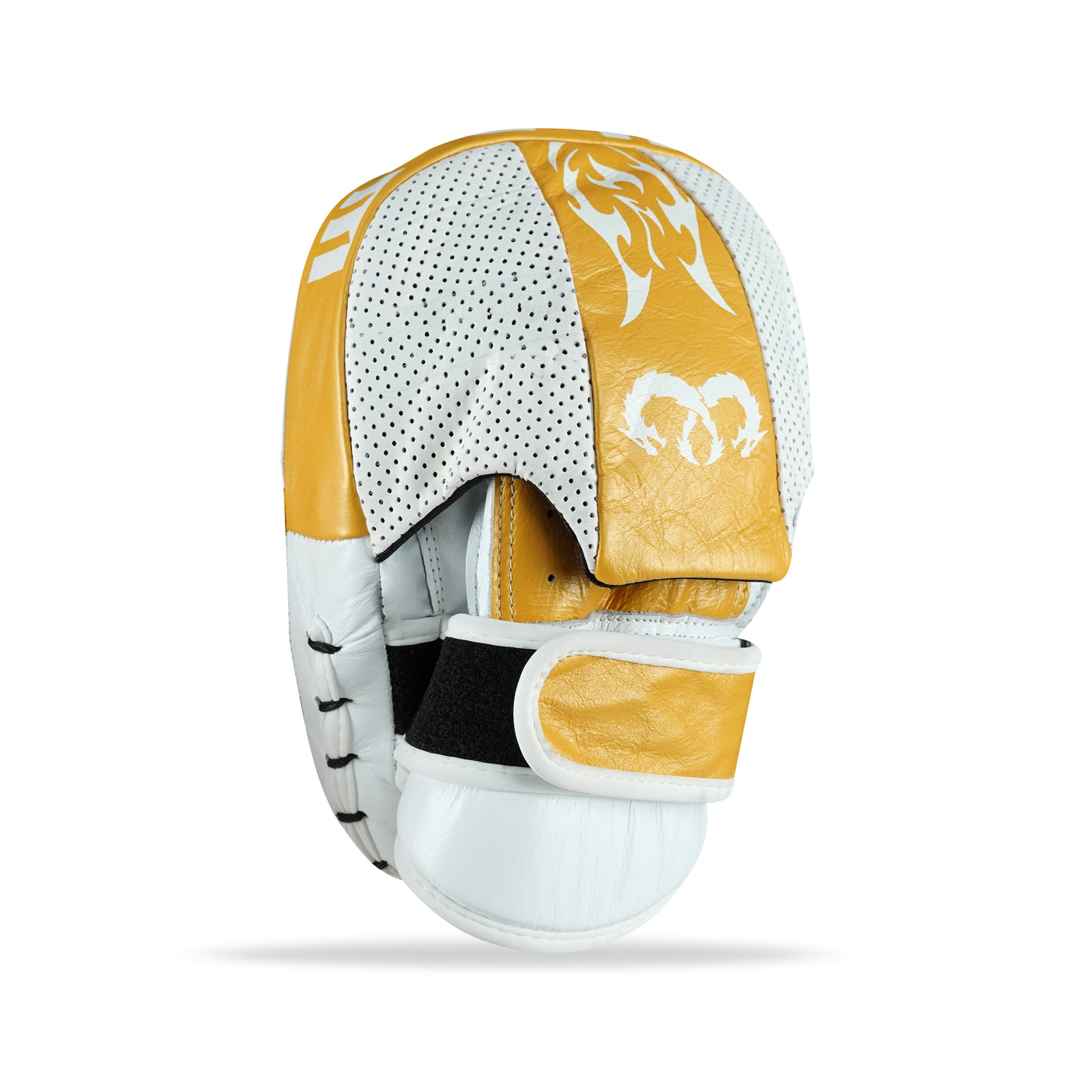 Canelo White/Gold Genuine Leather Focus Pads