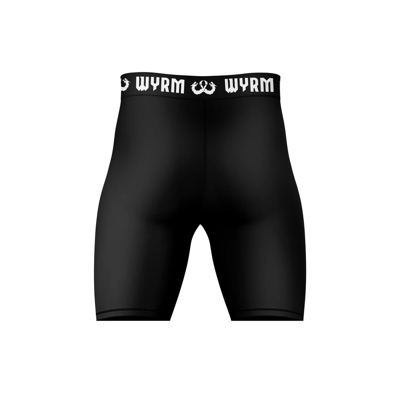 WYRM Basic Black Compression Shorts