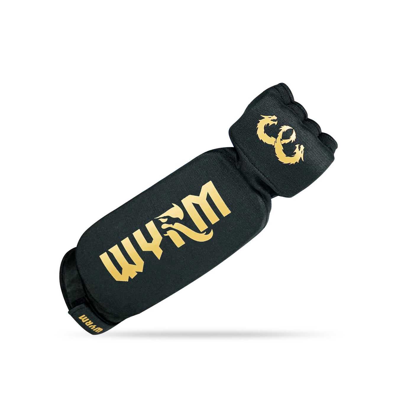 Forearm Pad Black With Hand Protector FPH13 – Wyrm Sports