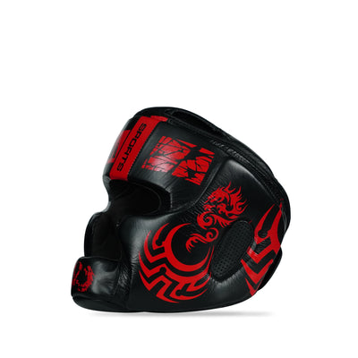 Pounder Red/Black Head Guard